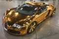 Flo Rida’s gold chrome Bugatti Veyron - image: Wrapped World
