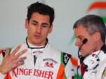 Force India driver Adrian Sutil 