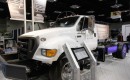 Ford F-750 Class 7 medium-duty work truck, plug-in hybrid conversion by Odyne