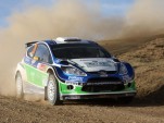 Ford Fiesta S2000 rally car