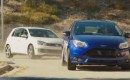 Ford Focus ST versus VW GTI with Ken Block and Vaughn Gittin, Jr.