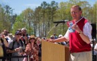 Ford President and CEO Alan Mulally Took Part in the Mustang 45th Anniversary