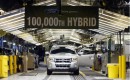 Ford\'s 100,000th hybrid rolls off the Kansas City assembly line in March 2009