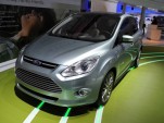 2011 Ford C-Max Energi Plug-In Hybrid Concept live photos. Photo by Joe Nuxoll.