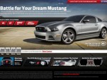 Ford's 2013 Mustang Customizer website