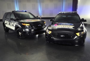 Ford's Police Interceptors, now serving as NASCAR pace cars.