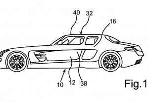 Four-door SLS AMG patent images 