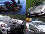 Four exotics crash on same stretch of autobahn - Image courtesy Hersfelder Zeitung