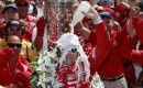 Franchitti celebrates his third Indy 500 win - Photo courtesy IZOD IndyCar Series/LAT USA