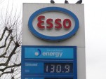 Fuel price in London, shown in pence per liter, February 2011