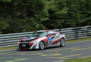 GAZOO Racing's class-winning Toyota GT86 at the 2012 Nürburgring 24 Hour race