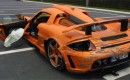 Gemballa GT crashed on circuit in France