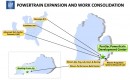 General Motors' plan for powertrain expansion and work consolidation (February 2013)