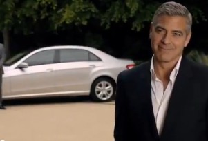 George Clooney advertising the Mercedes-Benz E-Class L in China