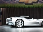 GM design chief Ed Welburn presents the 2009 Chevrolet Corvette Stingray Concept