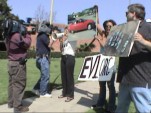 GM EV1 Anti-Crush Protests,  Screenshot, Who Killed The Electric Car?