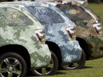 Hydrogen Fuel Cell Cars Don Camouflage, Join Army