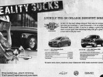 GM's 'Stop pedaling, start driving' ad.