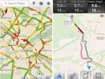 Google Maps with traffic data for Munich and Madrid