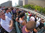 Happy fans swarmed the 2011 Baltiimore Grand Prix - INDYCAR photo