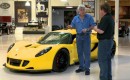 Hennessey Venom GT visits Jay Leno's Garage, again