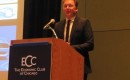 Henrik Fisker speaking at Economic Club of Chicago luncheon, 2013 Chicago Auto Show