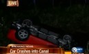 Hertz Corvette flipped into Florida canal