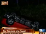 Hertz Corvette flipped into Florida canal