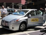 Hertz electric-car rental press event, New York City, September 2010