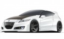 Mugen Euro high-performance Honda CR-Z preview sketch