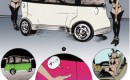 Honda Puyo concept illustrated by Paul Pope for GQ
