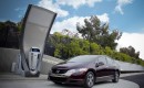 Honda Solar Hydrogen Station prototype with 2010 Honda FCX Clarity hydrogen fuel-cell vehicle