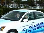 Honda launches Fit EV electric car and Accord plug-in hybrid test program in Torrance, CA, Dec 2010