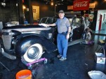 Howard Kroplick and the 1937 Chrysler Imperial Town Car  Image: Jim Donnelly for Hemmings Motor News