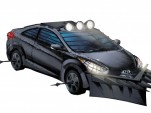 Hyundai Elantra GT zombie-themed for The Walking Dead 100th issue