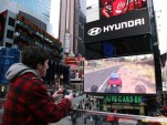 Hyundai Race lets you pilot a Veloster on a Times Square billboard