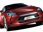 Hyundai’s sporty Veloster coupe concept