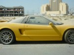 Acura NSX abandoned in Dubai