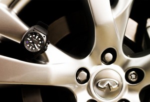 The Bell & Ross BR02-8 Infiniti Carbon Case 8 Pro Dial. Image: Infiniti