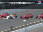 Indy Lights four-wide finish at the 2013 Freedom 100