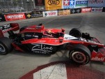IndyCar on course at Long Beach, 2010