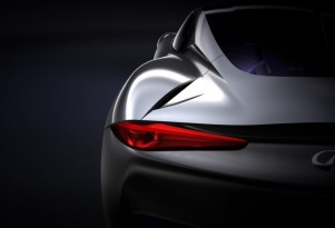 Infiniti electric sports car concept teaser