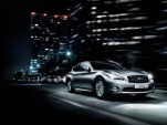 Infiniti's M35hL extended wheelbase hybrid sedan, from the 2012 Beijing Auto Show