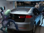 Intergalactic visitors, trying to understand the technology behind the Chevy Volt.
