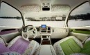 Interior of Cadillac Escalade in faux Murakami fabric (photo by Luis Gispert)
