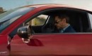 Iron Man Tony Stark (Robert Downey Jr.) in the Audi R8 e-tron
