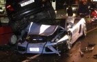 Italian Police Crash Lamborghini Gallardo Patrol Car
