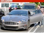 Jack Osbourne with his Aston Martin [via TMZ]