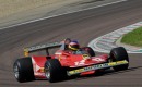 Jacques Villeneuve drives his father's 1979 Ferrari 312 T4 at Fiorano