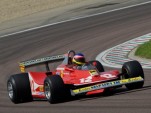 Jacques Villeneuve drives his father's 1979 Ferrari 312 T4 at Fiorano